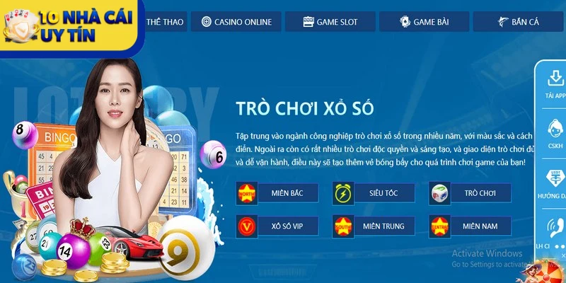 Kho trò chơi phong phú với hàng trăm tựa game được cập nhật thường xuyên