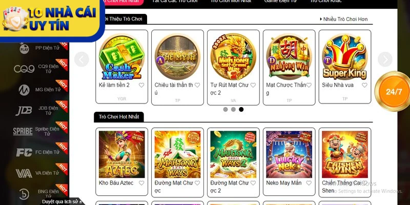 Slot game mang đến không gian giải trí vô cùng cuốn hút